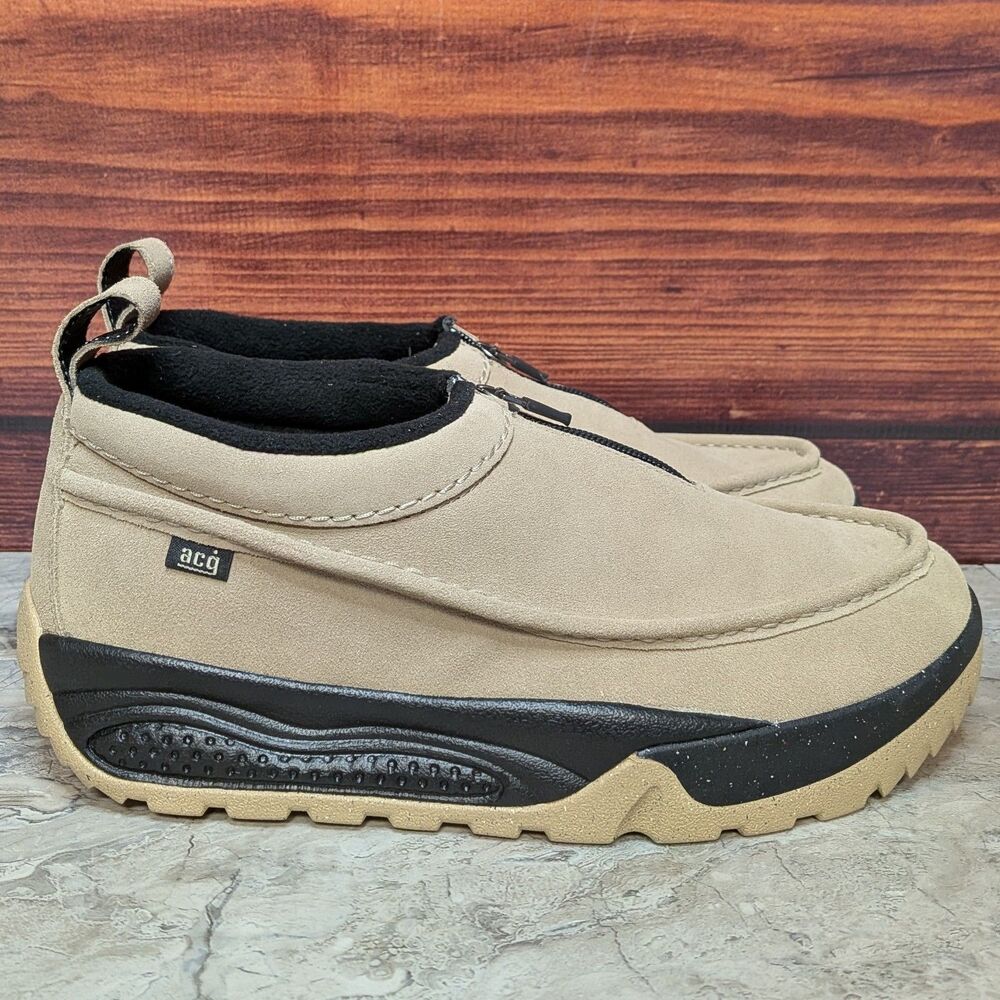 Nike ACG Izy Men's 11 Khaki Black Limestone Moccasin Lifestyle Shoes FV4317-200